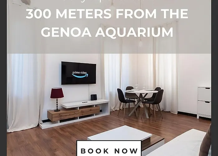 Cozy Apartment, 300 Meters From The Genoa Aquarium And San Giorno Metro