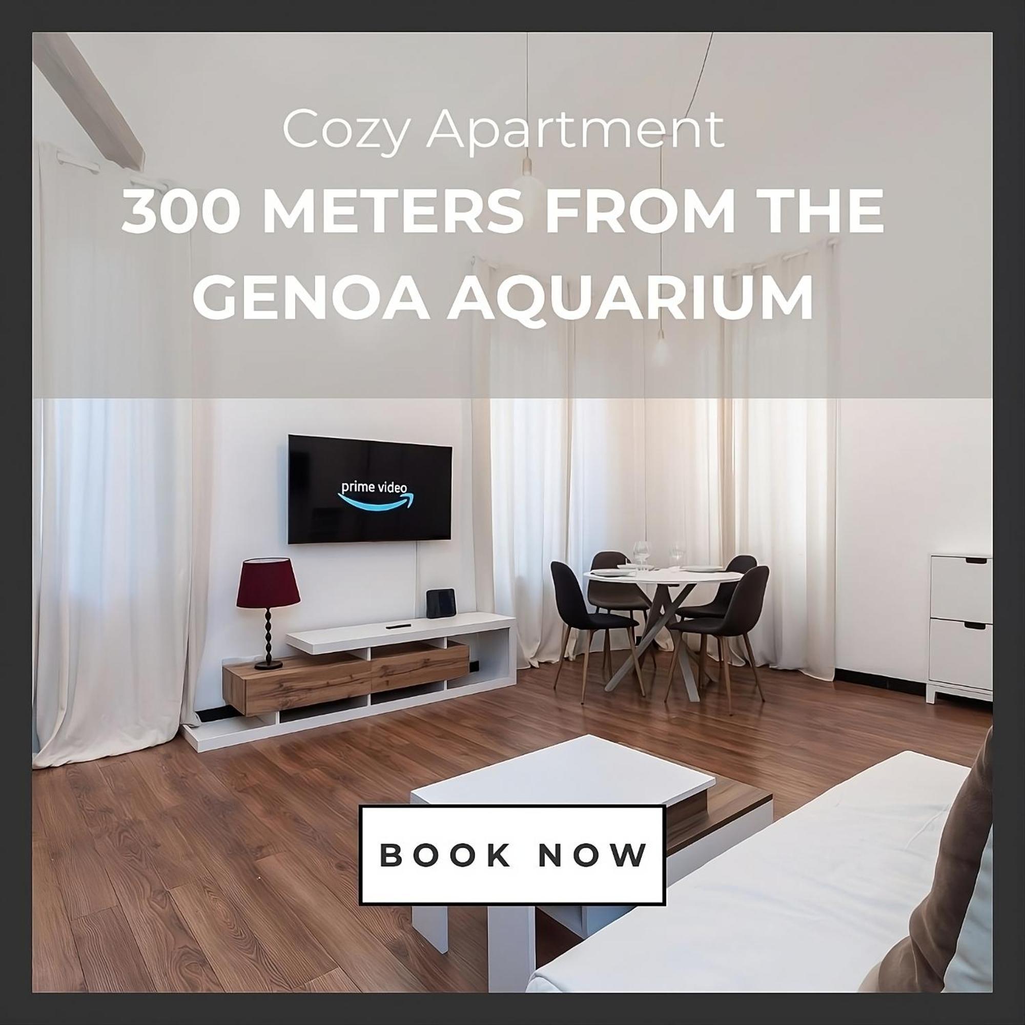 Cozy Apartment, 300 Meters From The Aquarium And San Giorno Metro Genova